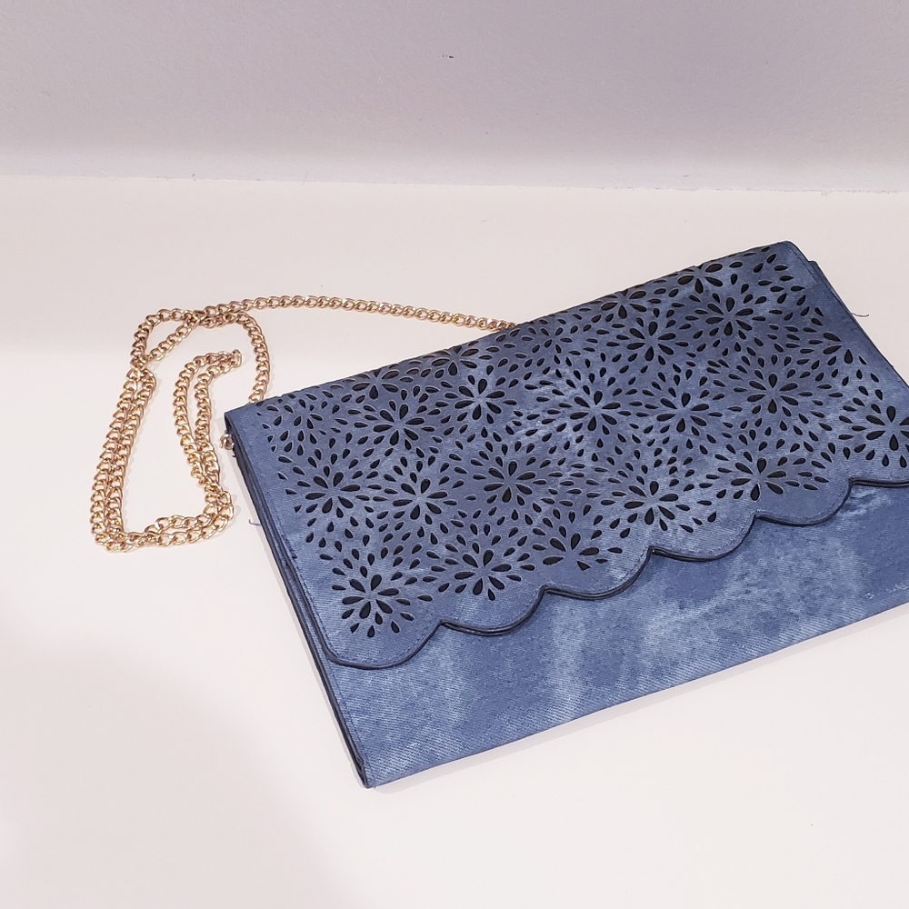 Scallop Edge Front Flap Bag
